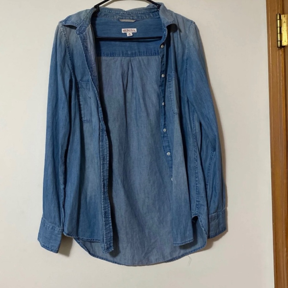 I am selling this blue cardigan.